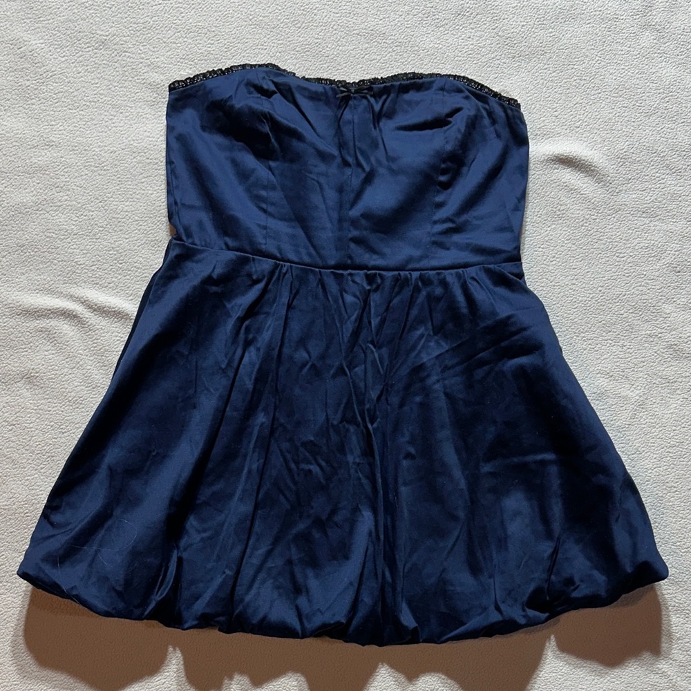 Altar'd State Midnight Blue Strapless Dress